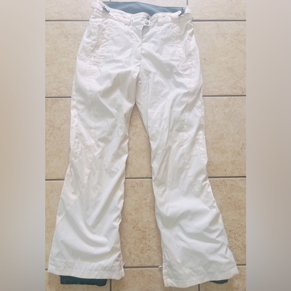 COLUMBIA CONVERT WATERPROOF TECH SKI SNOW PANTS WOMENS XS REGULAR WHITE LINED - Picture 1 of 8